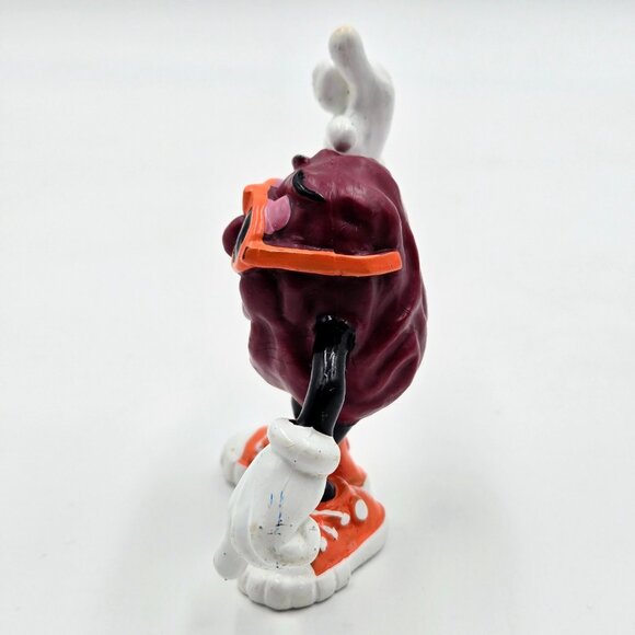 Vintage 1987 California Raisins Figurines Orange Sunglasses and Shoes Guitar Pla - Picture 5 of 16